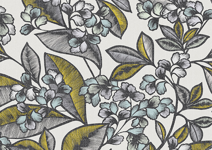 Walled Garden, Lemon - Roman Blind - Image 7